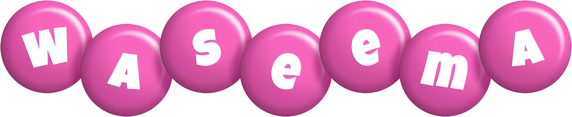 Waseema candy-pink logo