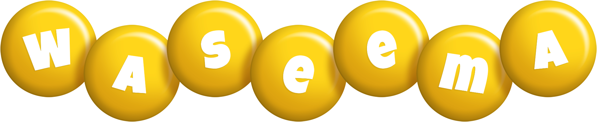 Waseema candy-yellow logo
