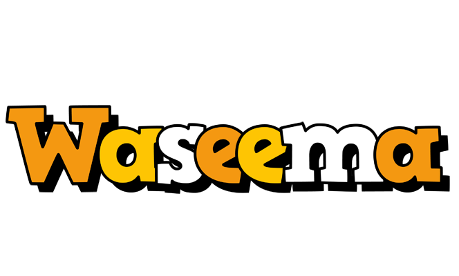 Waseema cartoon logo