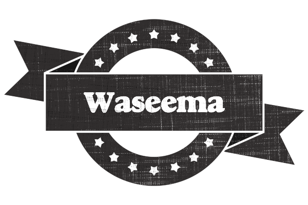 Waseema grunge logo