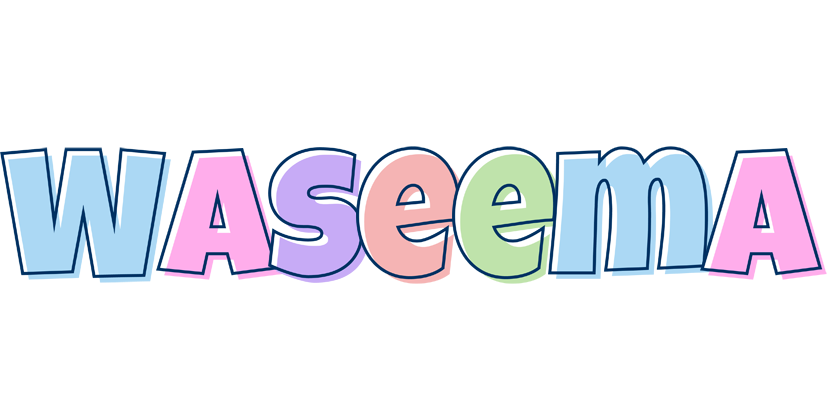 Waseema pastel logo