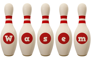 Wasem bowling-pin logo