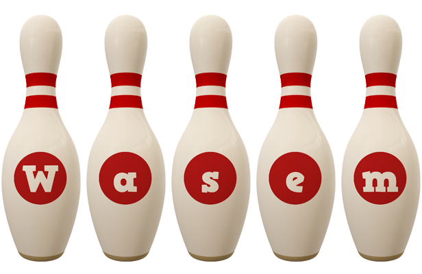 Wasem bowling-pin logo