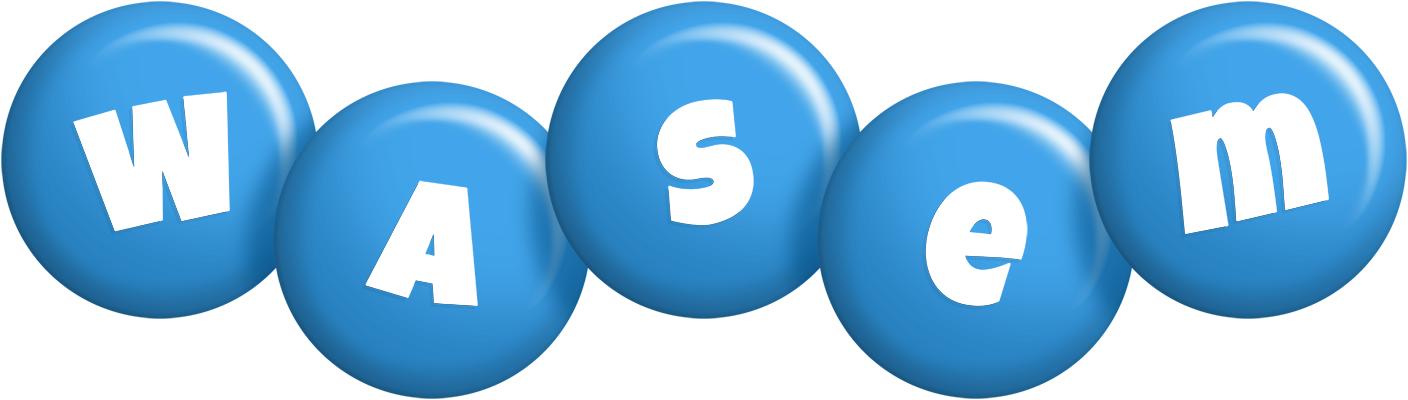 Wasem candy-blue logo