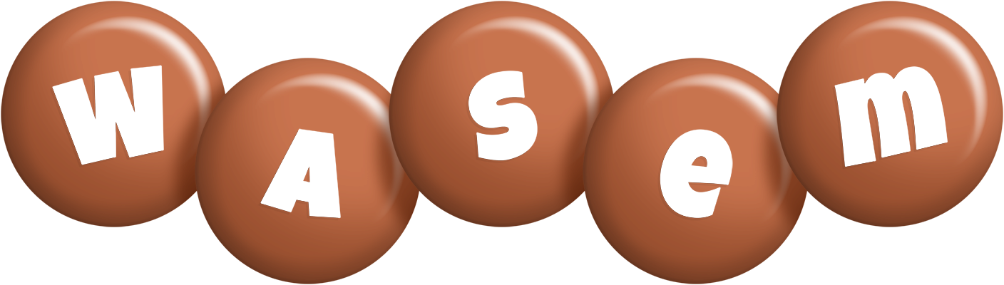 Wasem candy-brown logo