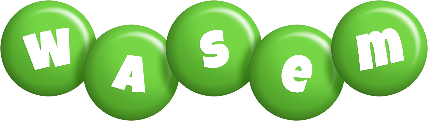Wasem candy-green logo