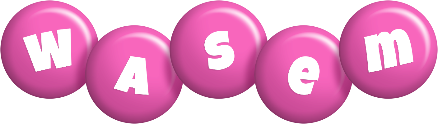 Wasem candy-pink logo