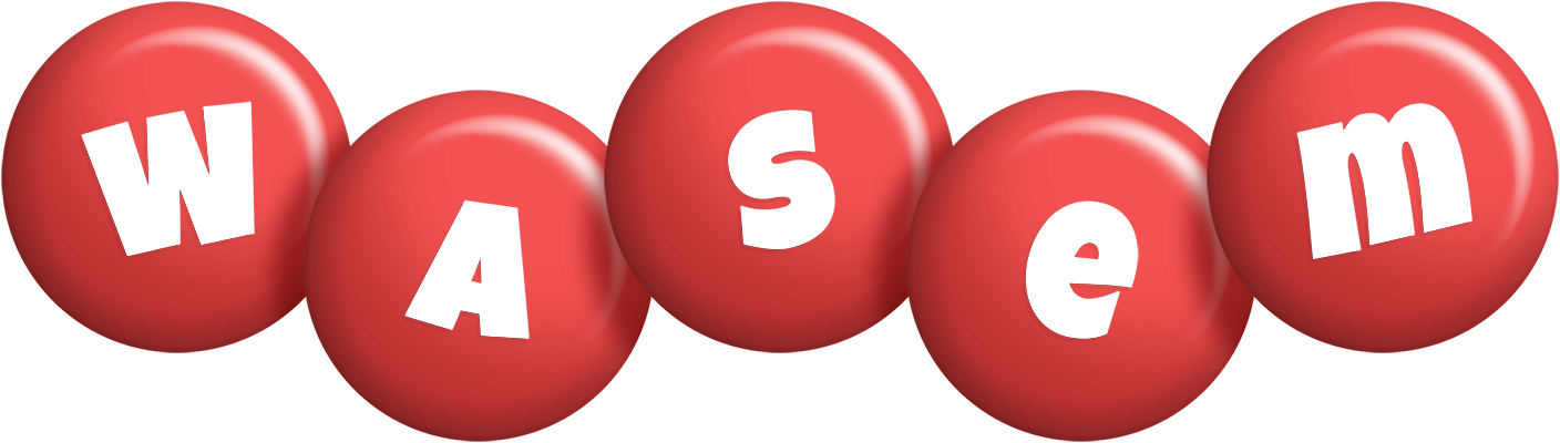 Wasem candy-red logo