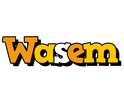 Wasem cartoon logo