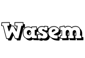 Wasem snowing logo