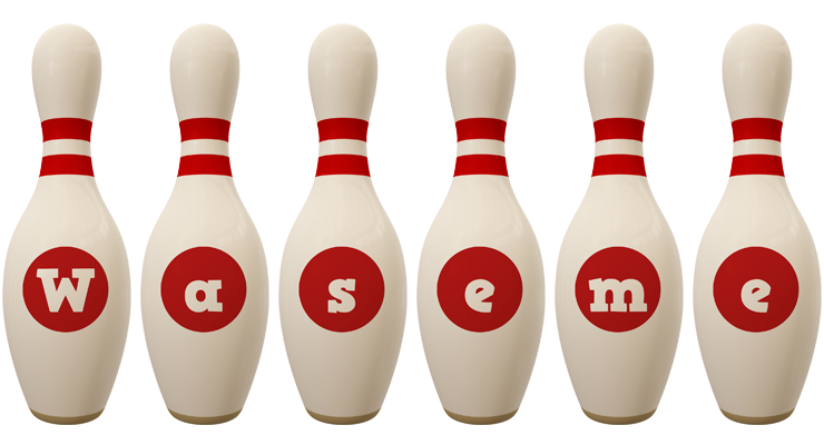 Waseme bowling-pin logo