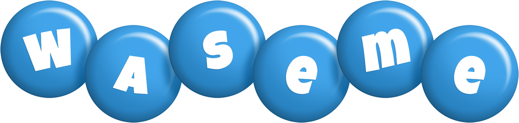 Waseme candy-blue logo