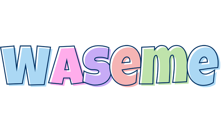 Waseme pastel logo