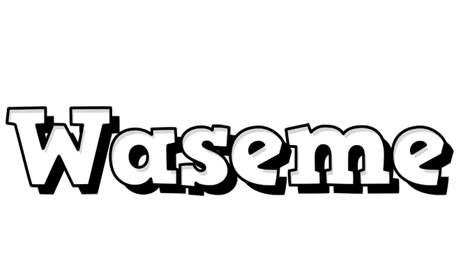 Waseme snowing logo