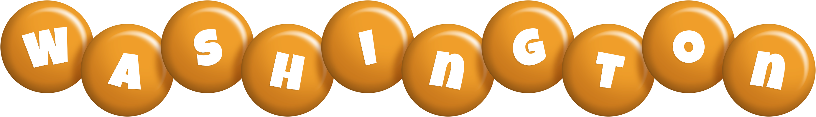 Washington candy-orange logo