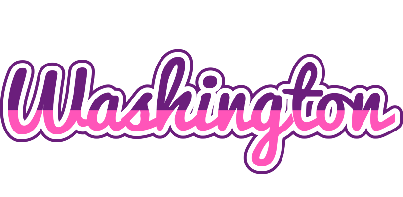 Washington cheerful logo
