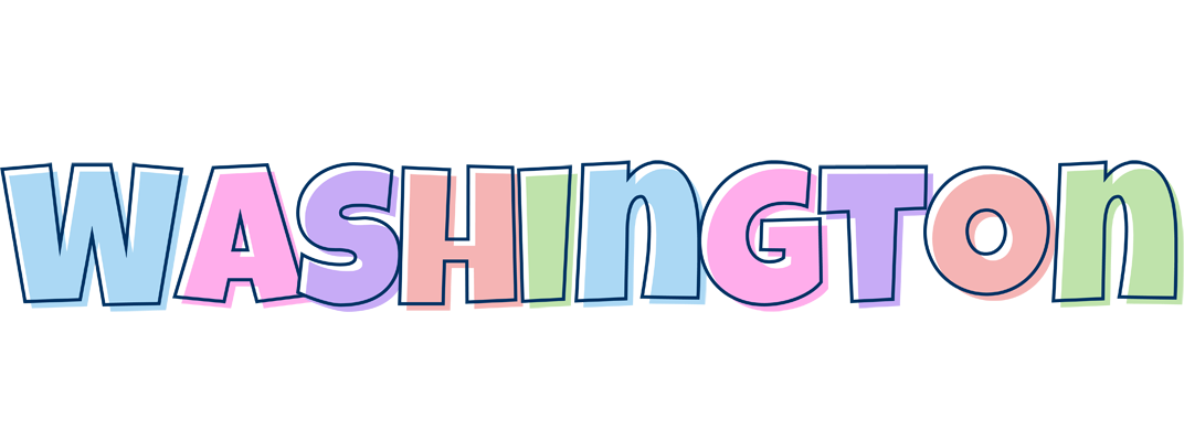 Washington pastel logo