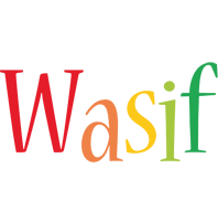 Wasif birthday logo