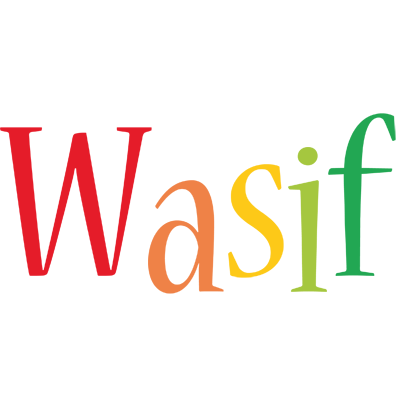 Wasif birthday logo