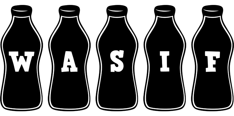 Wasif bottle logo