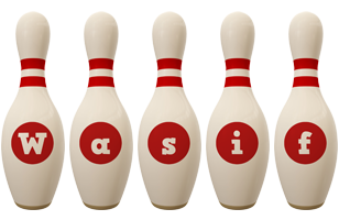 Wasif bowling-pin logo