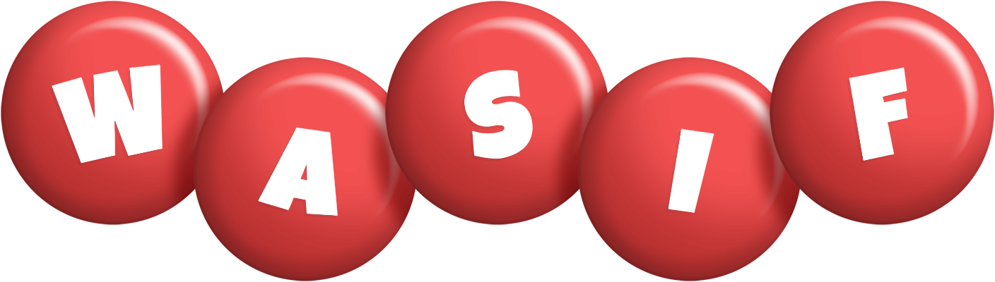 Wasif candy-red logo