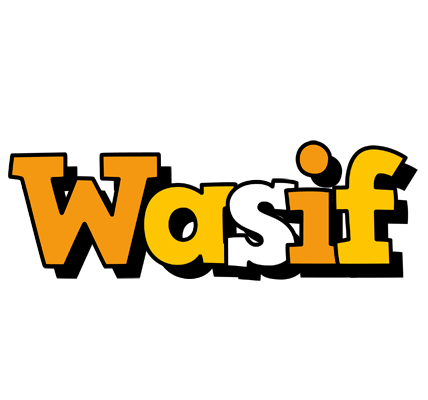 Wasif cartoon logo