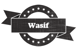 Wasif grunge logo