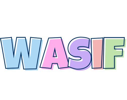 Wasif pastel logo