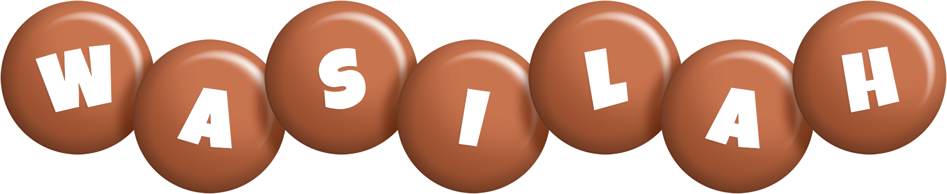 Wasilah candy-brown logo