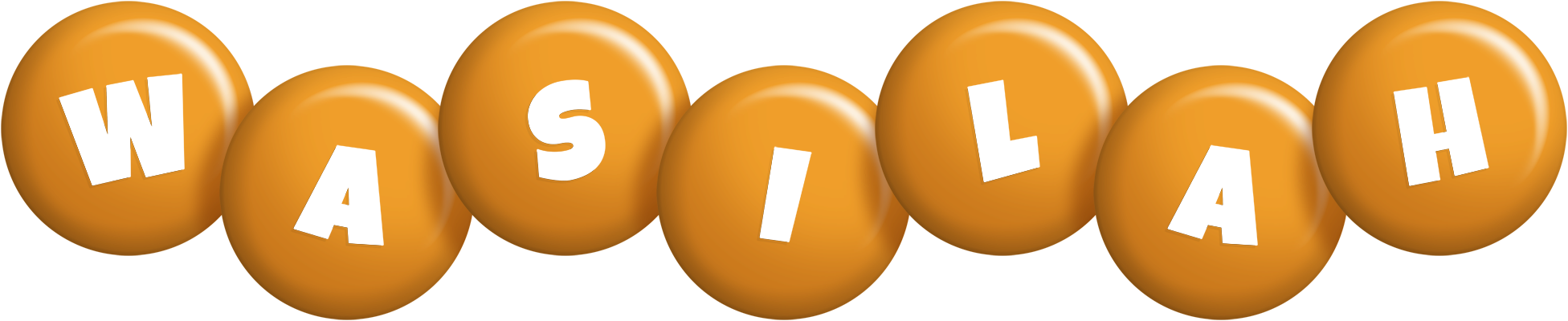 Wasilah candy-orange logo