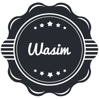 Wasim badge logo