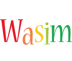 Wasim birthday logo