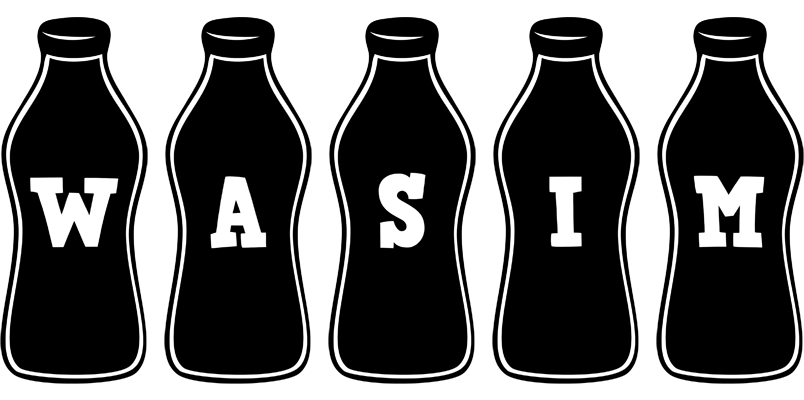 Wasim bottle logo