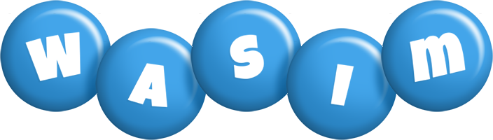 Wasim candy-blue logo