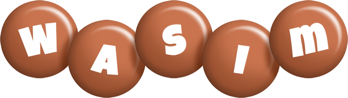 Wasim candy-brown logo