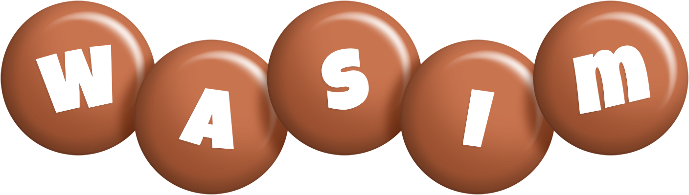 Wasim candy-brown logo