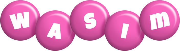Wasim candy-pink logo