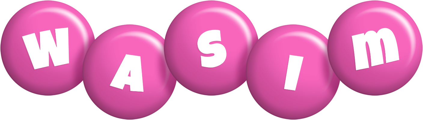 Wasim candy-pink logo