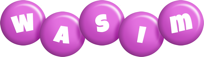 Wasim candy-purple logo