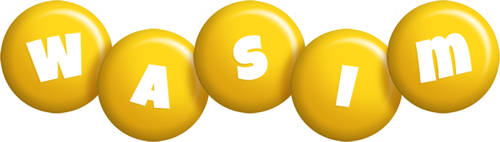 Wasim candy-yellow logo