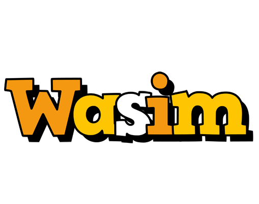 Wasim cartoon logo
