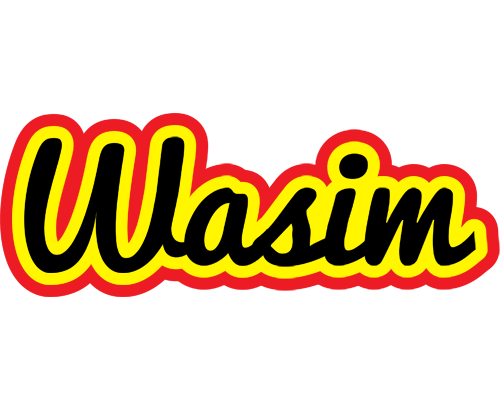 Wasim flaming logo