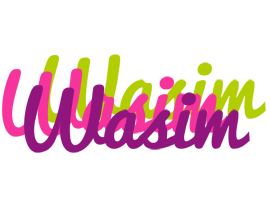 Wasim flowers logo