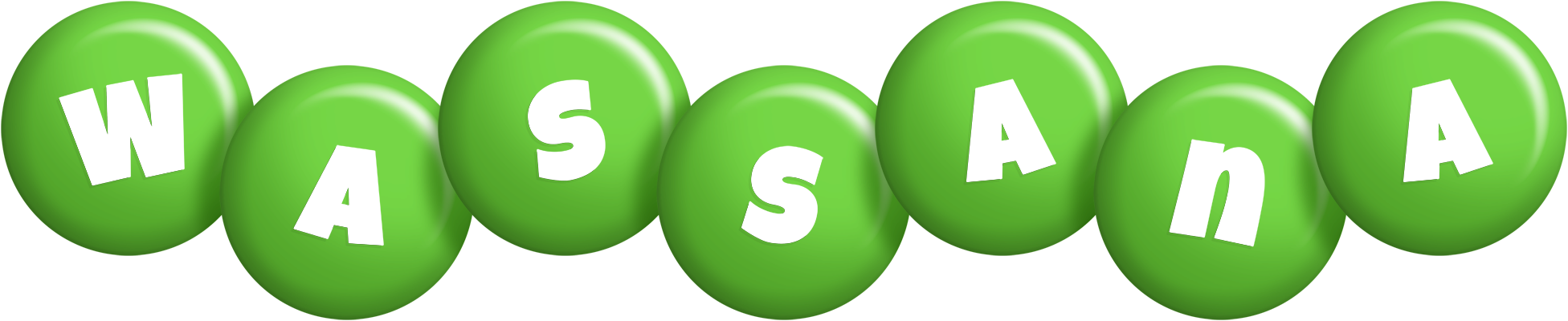 Wassana candy-green logo