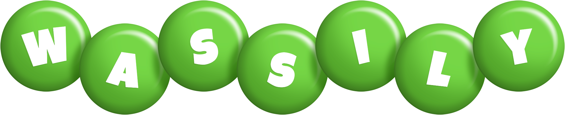 Wassily candy-green logo