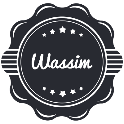 Wassim badge logo