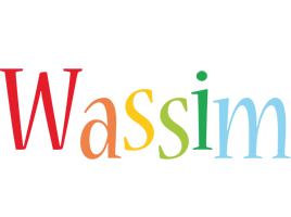 Wassim birthday logo