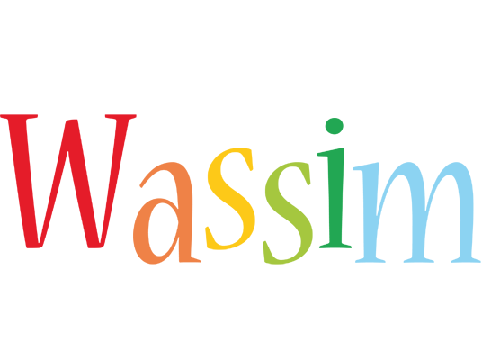 Wassim birthday logo