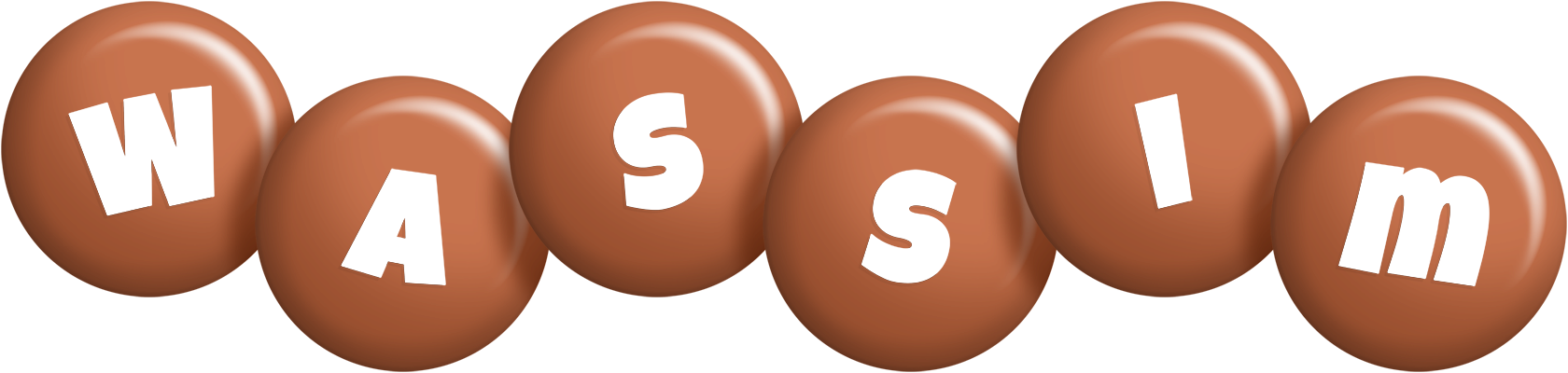 Wassim candy-brown logo